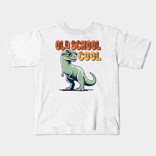 Cool old school dinosaur Kids T-Shirt